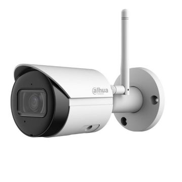 Camera WiFi Dahua IPC-HFW1430DS-SAW-0280B, 4MP, lentila 2.8mm, IR LED 30m, microfon, IP67