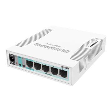 Cloud Smart Switch, 5 x Gigabit, 1 x SFP - Mikrotik CSS106-5G-1S