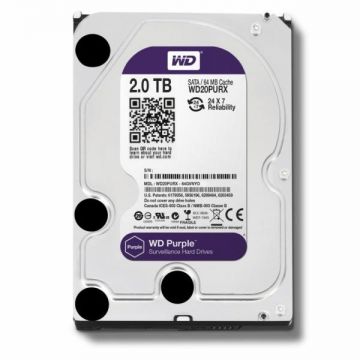 HDD Western Digital Surveillance Purple intern 2TB WD20PURX