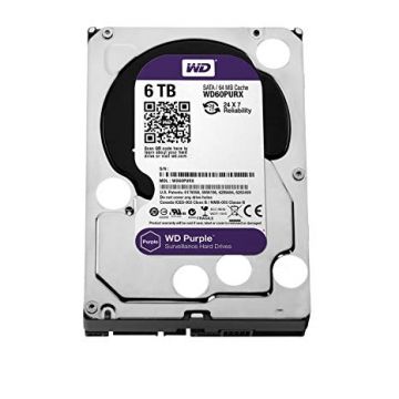 HDD Western Digital Surveillance Purple intern 6TB WD60PURX