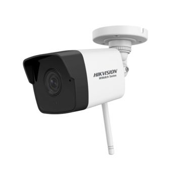 Kit de supraveghere 4 camere Hikvision HiWatch wireless 2MP, 30m IR, lentila 2.8mm, NVR 4 canale HDD inclus