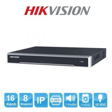 NVR Hikvision DS-7616NI-K1, 16 canale, 4K, 8 MP, 160Mbps