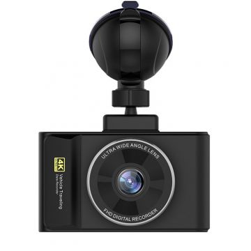 Resigilat Camera Video Auto DVR Techstar® H3 Pro Ultra HD 4K, Procesor 96660, Display 3 inch IPS, GPS Logger, WiFi Android & iOS