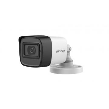 Sistem supraveghere audio-video Hikvision 3 camere Turbo HD 2MP DVR 4 canale