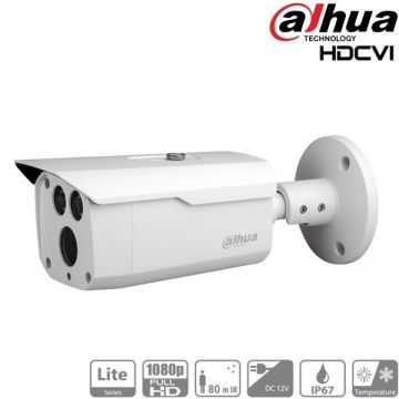 Sistem supraveghere video profesional cu 12 camere Dahua 2MP HDCVI IR 80m ,cu toate accesoriile  ,live internet