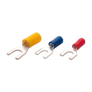 Terminale izolate de tip furca, sectiune transversala 0.50-1.50mm, M3, 200buc/set PCK-301