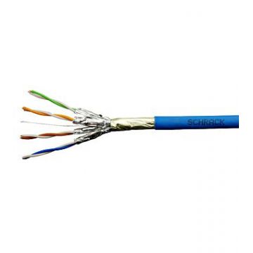 Cablu Schrack F/FTP Cat.6a, HSKP423HA5, 4x2xAWG23/1,500MHz, LS0H-3,Dca, albastru
