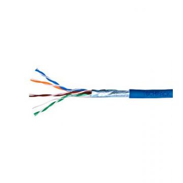 Cablu Schrack F/UTP Cat.5e, HSEKF424H1, 4x2xAWG24/1, LS0H, Eca, albastru, cutie