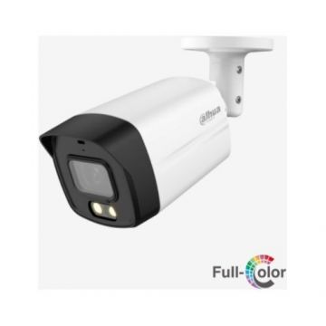 Camera de supraveghere Dahua, 2MP Full-color HAC-HFW1239TLM-A-LED-0280B, HDCVI, Lentila 2.8mm, IR 40m, Microfon