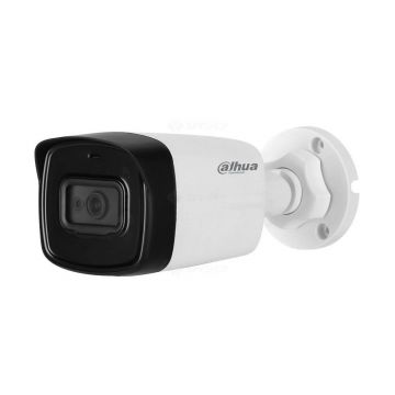 Camera de supraveghere Dahua, exterior, 5 Megapixeli, Infrarosu 80m, Lentila 2.8mm, HAC-HFW1500TL-A-0280B-S2