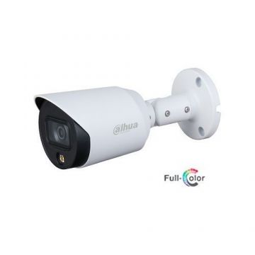 Camera de supraveghere exterior, 2MP, Dahua HAC-HFW1239T-A-LED-0280B-S2, lentila 2.8mm, IR 20m