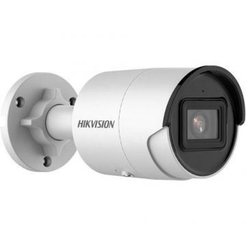 Camera de supraveghere Hikvision DS-2CD2086G2-IU2C, 2.8mm, 8MP, PoE (Alb/Negru)