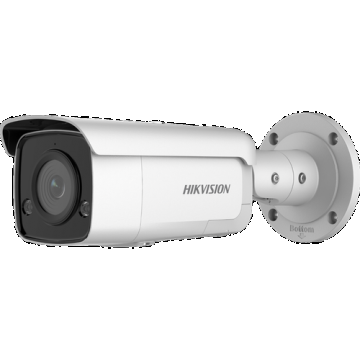 Camera de supraveghere Hikvision DS-2CD2T46G2-2I2C, 2.8mm, 4MP, PoE (Alb/Negru)