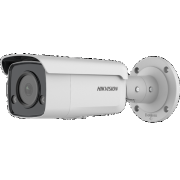 Camera de supraveghere Hikvision DS-2CD2T47G2-L2C, 2.8mm, 4MP, IR 60m (Alb/Negru)