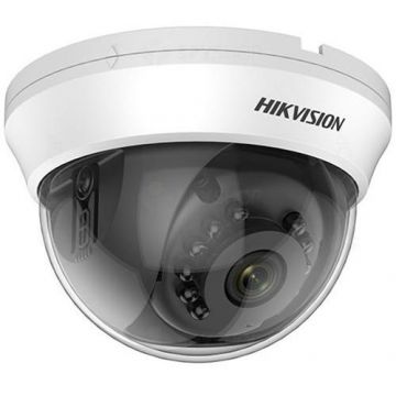 Camera de supraveghere Hikvision DS-2CE56D0T-IRMMFC, 2.8mm, 2MP (Alb/Negru)