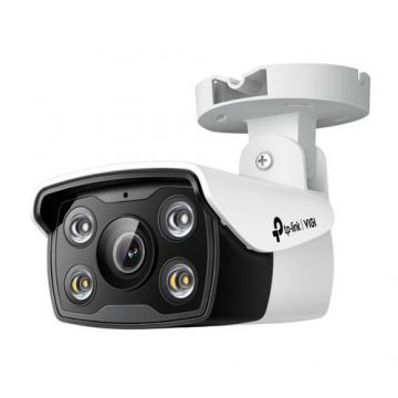 Camera de supraveghere TP-LINK VIGI C340, Bullet, 4mm, 4MP, Microfon (Alb)
