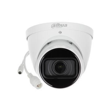 Camera supraveghere Dome IP WizSense Dahua IPC-HDW2441T-ZS-27135, 4 MP, IR 40 m, 2.7 - 13.5 mm, PoE, motorizata, microfon, slot card