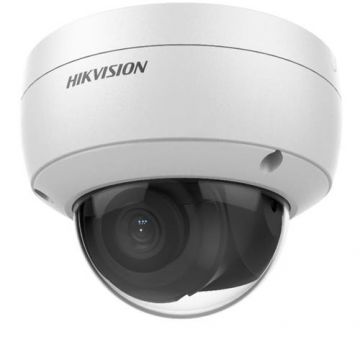 Camera Supraveghere Hikvision DS-2CD2186G2-ISU, 8MP, 3840 × 2160@25 fps, 2.8mm, F1.6, IR 30m (Alb)