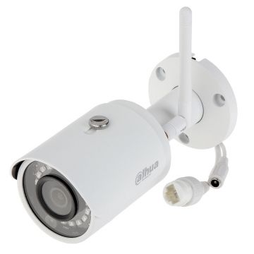 Camera supraveghere wireless IP WiFi Dahua IPC-HFW1435S-W-0280B-S2, 4 MP, IR 30 m, 2.8 mm, slot card