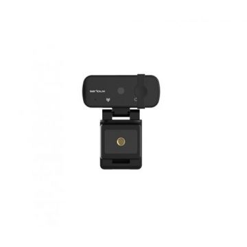 Camera web Serioux Full HD 1080p, Microfon incorporat, 30fps, senzor CMOS autofocus (Negru)