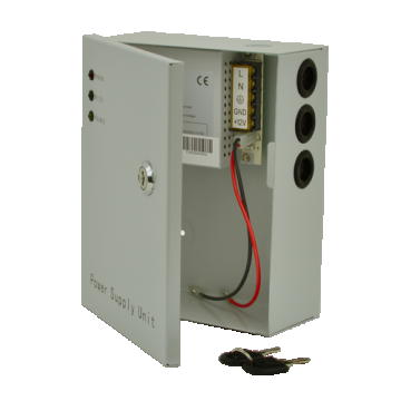 Sursa de alimentare 12V, 3A, back-up in cabinet metalic