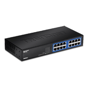 Switch GREENnet 16 porturi Gigabit - TRENDnet TEG-S16DG