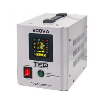 UPS 900VA/500W runtime extins utilizeaza un acumulator (neinclus) TED UPS Expert TED000361 UPS 900VA/500W runtime extins utilizeaza un acumulator (neinclus) TED UPS Expert TED000361