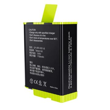 Acumulator cu incarcare rapida compatibila cu GoPro 9/10/11 de la Telesin GP-FCB-B11, 1750mAh