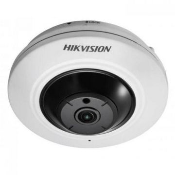Camera de supraveghere Hikvision DS-2CD2955FWD-I, IP, Dome, Fisheye, 5 MP, IR 8 m, 1.05 mm