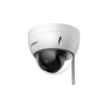 Camera de supraveghere IP WiFi Dome, 4 MP, IR 30 m, Lentila 2.8 mm, slot card, Dahua IPC-HDBW1430DE-SW-0280B