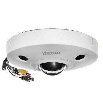 Camera supraveghere Dome Dahua Fisheye HAC-EBW3802, 8 MP, IR 15 m, 2.5 mm