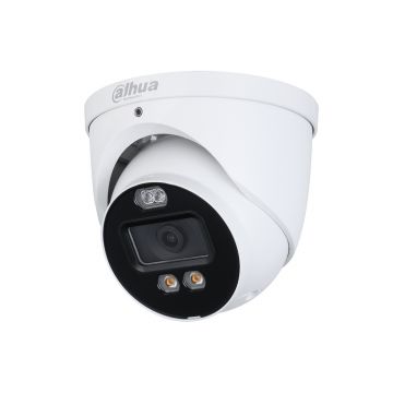 Camera supraveghere Dome Dahua Full Color Active Deterrence HAC-ME1809H-A-PV-0280B, 4K, lumina alba 40 m, 2.8 mm, microfon, sirena