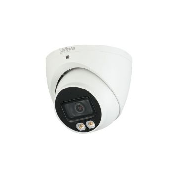 Camera supraveghere dome Dahua cu iluminare duala HAC-HDW1200T-IL-A-0280B-S6, 2 MP, IR/lumina alba 40 m, 2.8 mm