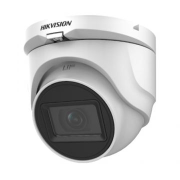Camera supraveghere Dome Hikvision TurboHD 4.0 DS-2CE76H0T-ITMF C, 5 MP, IR 30 m, 2.8 mm