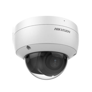 Camera supraveghere IP Dome Hikvision DS-2CD1143G0-IUF2C, 4 MP, IR 30 m, 2.8 mm, slot card, microfon, PoE