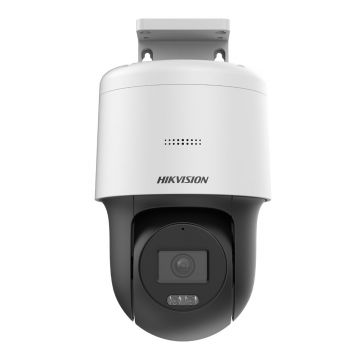 Camera supraveghere IP mini Speed Dome Hikvision DarkFighter DS-2DE2C200MW-DE, 2 MP, 2.8 mm, IR 30 m, lumina alba 30 m, microfon, slot card, PoE