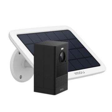 Camera supraveghere wireless WiFi Full Color Imou Cell 2 IPC-B46LP, 4 MP, 2.8 mm, Night Vision 10 m, PIR, microfon, sirena, LED alb 5 m, slot card, detectie umana + panou solar