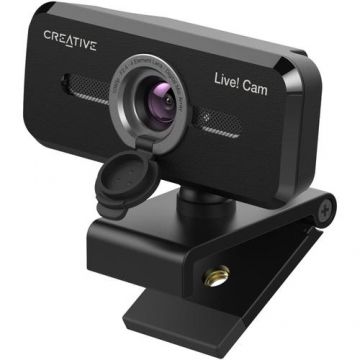 Camere web CREATIVE LIVE! CAM SYNC V2 1080P, Auto Mute si Noise Cancellation, 2 microfoane