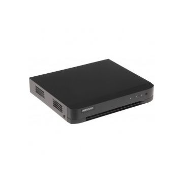 DVR Turbo HD 4 canale Hikvision DS-7204HUHI-K1/E(S)(C), 8MP, inregistrare 4 canale audio si video over coaxial, TurboHD