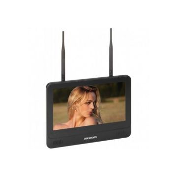 NVR 4 canale Hikvision DS-7604NI-L1/W cu monitor 11.6 inch Wi-Fi