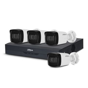 Sistem supraveghere exterior Dahua DH-B4EXT80M-2MP-M, 4 camere, 2 MP, IR 80 m, PoS, IoT, microfon Sistem supraveghere exterior Dahua DH-B4EXT80M-2MP-M, 4 camere, 2 MP, IR 80 m, PoS, IoT, microfon