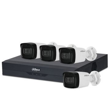 Sistem supraveghere exterior Dahua DH-B4EXT80M-2MP-M-V2, 4 camere, 2 MP, IR 80 m, microfon, POS, IoT Sistem supraveghere exterior Dahua DH-B4EXT80M-2MP-M-V2, 4 camere, 2 MP, IR 80 m, microfon, POS, IoT