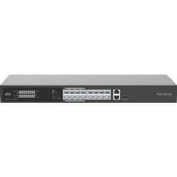 Switch 16 porturi PoE, 1 port Gigaethernet, 1 port Combo - UNV NSW2020-16T1GT1GC-POE-IN Switch 16 porturi PoE, 1 port Gigaethernet, 1 port Combo - UNV NSW2020-16T1GT1GC-POE-IN