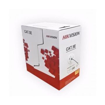 Cablu UTP CAT5 Hikvision cupru DS-1LN5E-S 0.45mm rola 305 metri