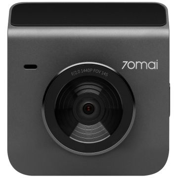 Camera auto DVR Xiaomi 70mai A400 Gray QHD 1440p, IPS 2.0inch, 145 FOV, Night Vision, Wi-Fi, Negru