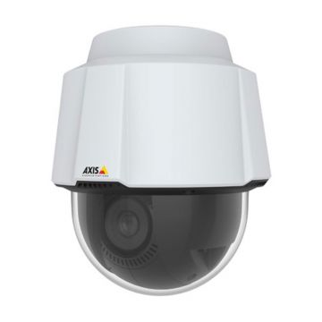Camera de supraveghere exterior IP Speed Dome PTZ Axis Lighfinder P5655-E 01681-001, 2 MP, 4.3-137.6 mm, PoE, slot card, auto tracking