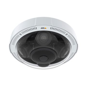 Camera de supraveghere panoramica exterior IP dome Axis P3719-PLE 01500-001, 15 MP, IR 50 m, 3-6 mm, PoE, slot card