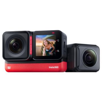 Camera Video Actiune ONE Rs Twin Edition 360grade 4K Wide Angle Waterproof HDR Negru/Rosu Camera Video Actiune ONE Rs Twin Edition 360grade 4K Wide Angle Waterproof HDR Negru/Rosu