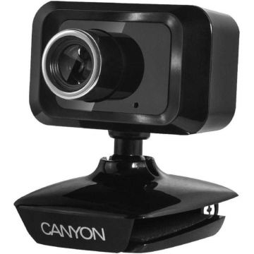 Camera Web Canyon CNE-CWC1, 1600 x 1200 pixeli, Negru