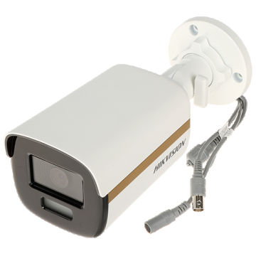 Cameră de supraveghere ColorVu, Analogică, 2 Megapixeli, Lentilă 2.8mm, Lumină albă 40m, Microfon integrat - HIKVISION DS-2CE12DF3T-FS-2.8mm Cameră de supraveghere ColorVu, Analogică, 2 Megapixeli, Lentilă 2.8mm, Lumină albă 40m, Microfon integrat - HIKVISION DS-2CE12DF3T-FS-2.8mm
